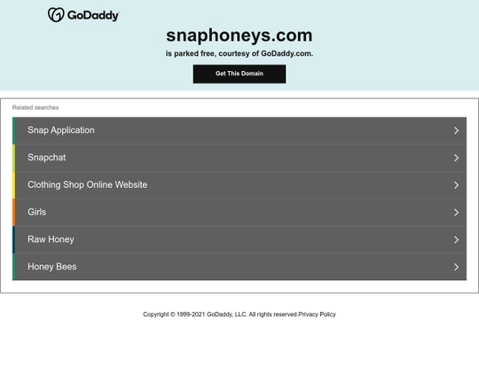 Snap Honeys Logo
